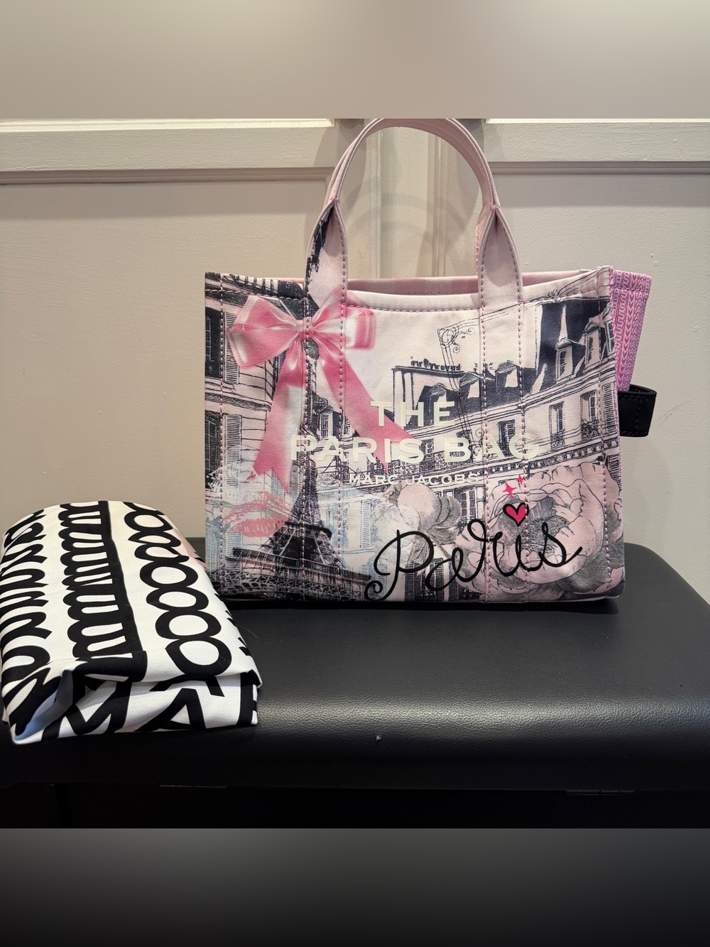NWT Rare MARC JACOBS The Paris Bag The City Canvas Tote Medium Limited Edition